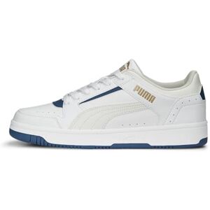 Puma Homme Rebound Joy Low Basket, White Vapor Gray Deep Dive Gold, 45 EU - Publicité