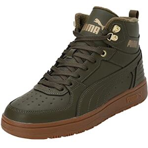 Puma Mixte Rebound Rugged Basket, Burnt Olive-Burnt Olive Team Gold, 42 EU - Publicité