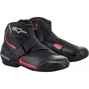 Chaussures Alpinestars SMX-1 R V2 Noir Rouge - Publicité