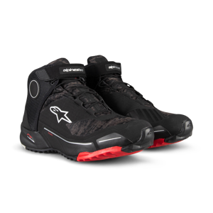 Alpinestars Chaussures Moto Alpinestars CR-X Drystar Noir-Camouflage-Rouge -