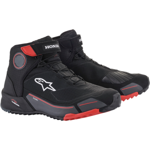 Alpinestars Bottes Moto Alpinestars CR-X Drystar Riding Noir-Rouge-Gris -