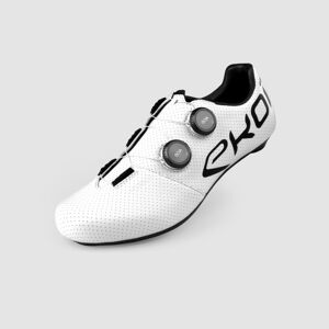 Chaussures Route Ekoi C12 Pro Team Blanches  - Taille  44.5 - EKOÏ