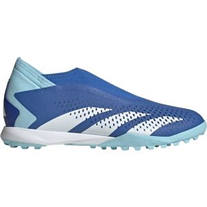 adidas Predator Accuracy.3 Laceless TT - Chaussure de football - Adultes - 42 2/3;40;40 2/3;42;43 1/3;44;44 2/3;45 1/3;46;47 1/3;41 1/3 - Bleu - Publicité