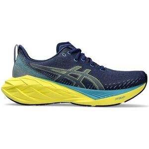 Chaussures Asics Novablast 4 Bleu Jaune SS24, Taille 47 - EUR - Publicité