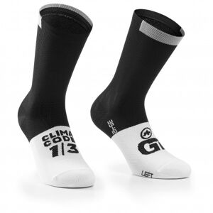 ASSOS - GT Socks C2 - Chaussettes de cyclisme taille II - 43-46, noir - Publicité