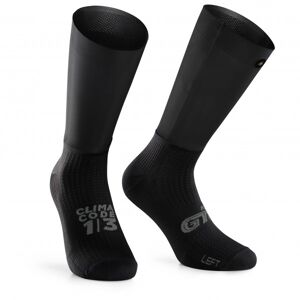 ASSOS - GTO Socks - Chaussettes de cyclisme taille II - 43-46, noir - Publicité