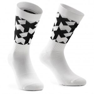ASSOS - Monogram Socks Evo - Chaussettes de cyclisme taille II - 43-46, gris - Publicité