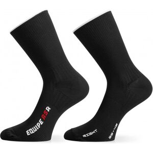 ASSOS - RSR Socks - Chaussettes de cyclisme taille II - 43-46, noir - Publicité