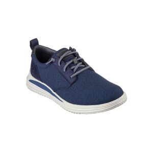 Baskets PROVEN GLADW - 41 - Bleu - SkechersConfort fiable et style classique modernise se combinent dans les Skechers® Proven-Gladwin. Ce modele de baskets a enfiler Classic Fit presente une tige en tissu tisse, a enfiler avec des lacets extensibles. Le c