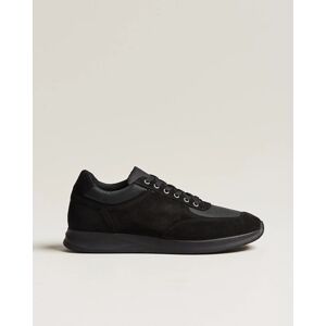 Myrqvist Stensund Running Sneaker Black Suede