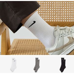 Nike Chaussettes X6 Cushion Crew blanc/noir 39/42 homme