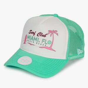 New Era Trucker Women Surf Club Foam Front blanc/vert d'eau tu homme