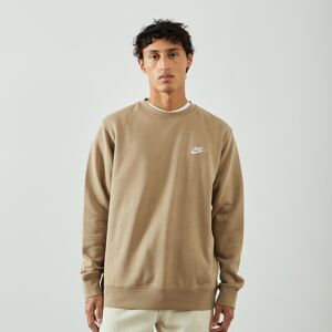 Nike Sweat Crew Club Beige kaki s homme