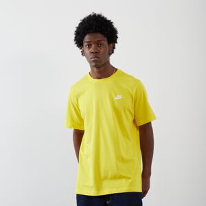 Nike Tee Shirt Club jaune xs homme