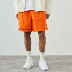 Nike Short Club Flow Varsity orange m homme