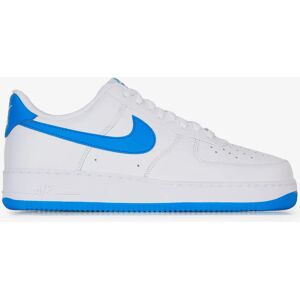 Nike Air Force 1 Low blanc/bleu 42 homme - Publicité