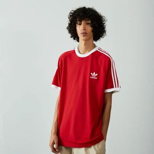 Adidas Originals Tee Shirt 3 Stripes rouge/blanc l homme