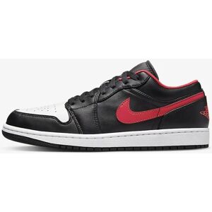 Nike Chaussures Nike Air Jordan 1 Low Noir & Rouge Homme - 553558-063 Noir & Rouge 12.5 male