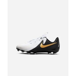 Nike Chaussures de football Nike Phantom GX FG/MG Blanc Homme - FD6722-100 Blanc & Noir 4.5Y male