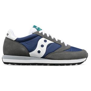 Saucony pour homme. S2044-667 Original Navy Jazz Original Leather Sneakers (42), Cuir, Plat, 1 à 3 cm, Lacets, Casuel, Marine - Publicité