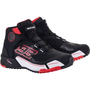 Alpinestars MM93 CR-X Drystar Chaussures de moto Noir Blanc Rouge taille : 38 39 - Publicité