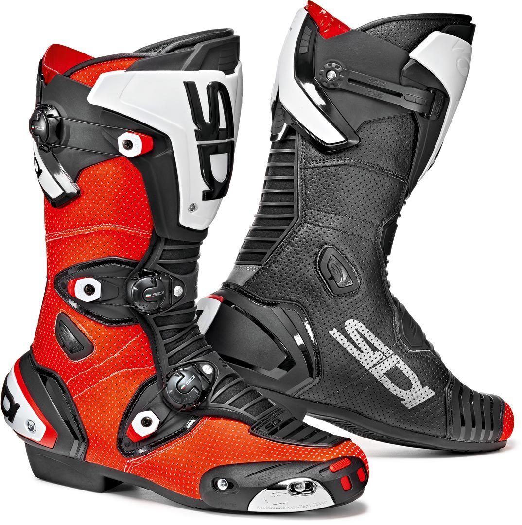 Sidi Mag-1 Air Motorcycle Boots Bottes de moto Rouge taille : 44