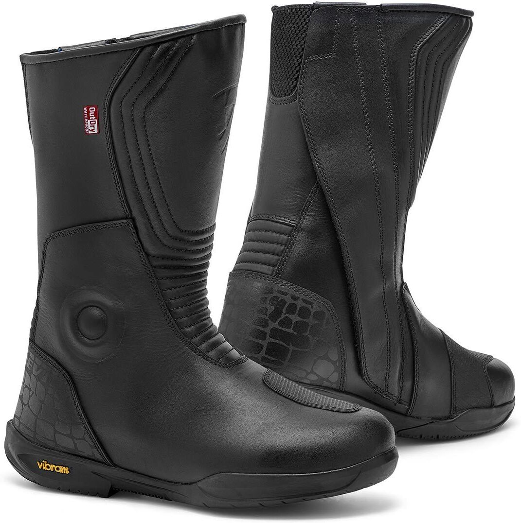 Revit Quest OutDry Bottes de moto de dames Noir taille : 38