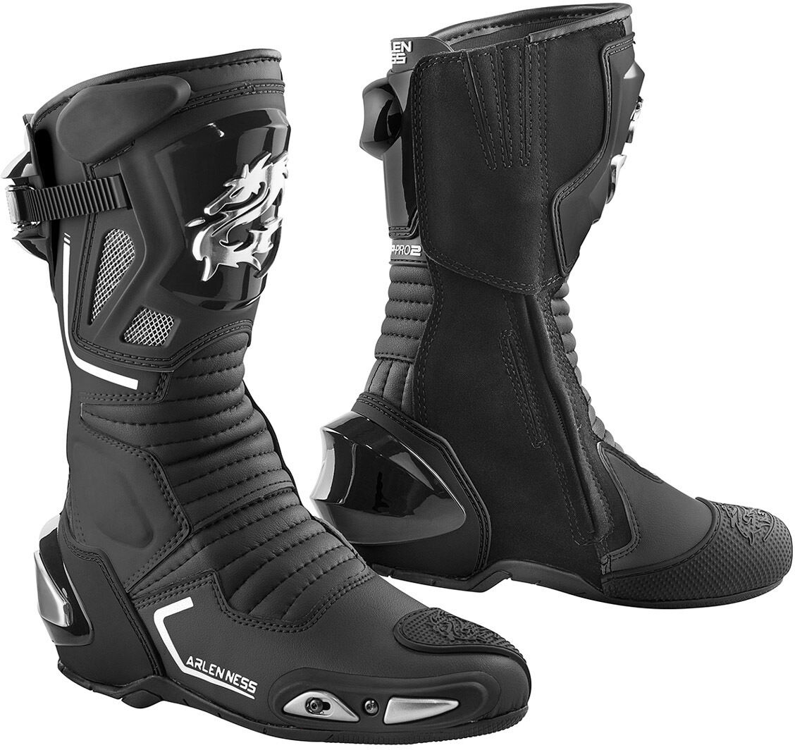 Arlen Ness Sugello Bottes de moto Noir taille : 39