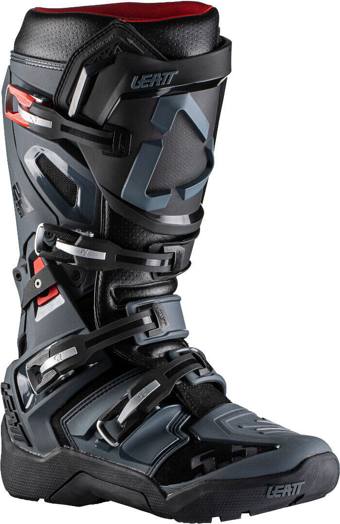 Leatt Moto 5.5 Flexlock Enduro Bottes motocross Noir Gris taille : 43