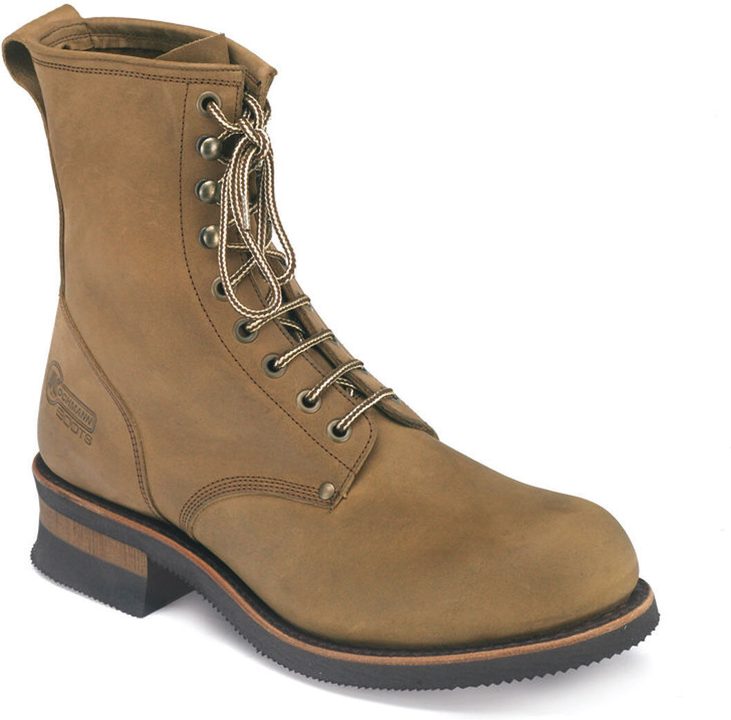 Kochmann Worker Motorcycle Boots  - Brown