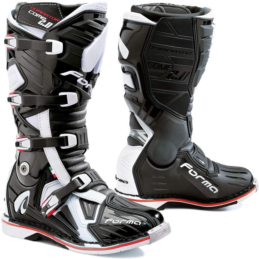 Forma Dominator Comp 2.0 Motocross Boots  - Black