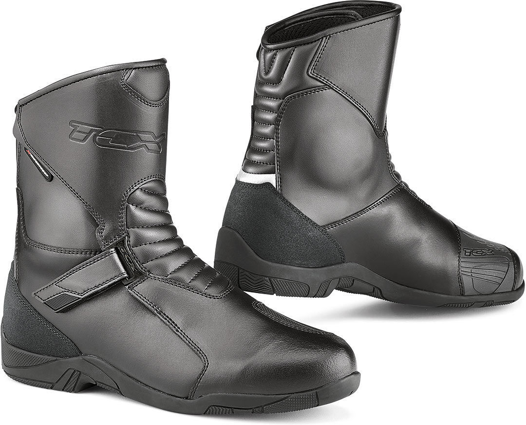 Tcx Hub Waterproof Motorcycle Boots  - Black