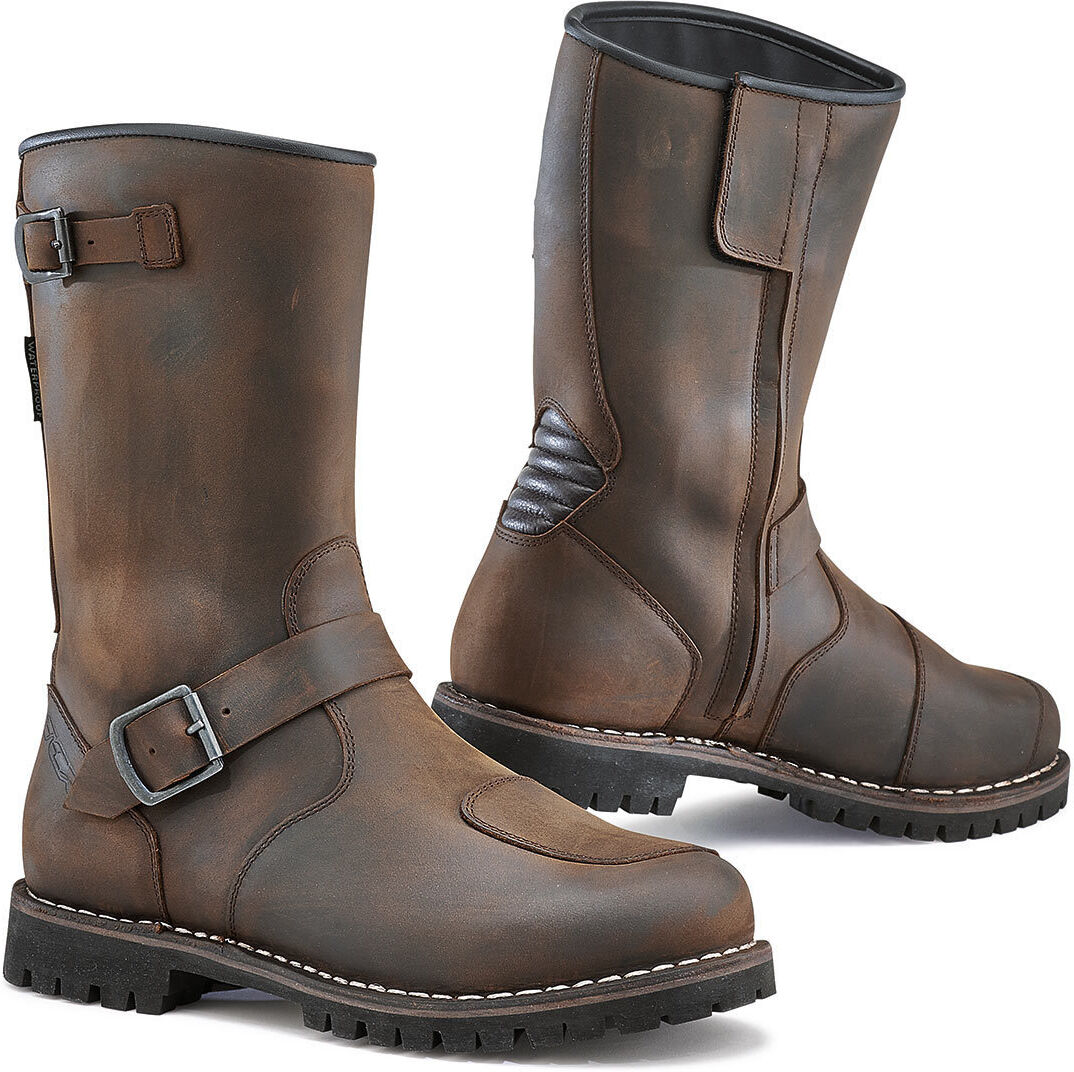 Tcx Fuel Waterproof Motorcycle Boots  - Brown