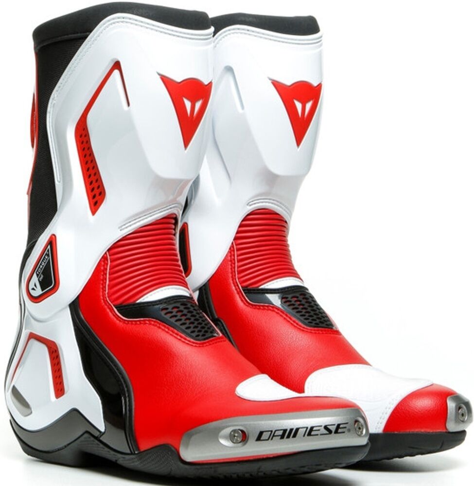 Dainese Torque 3 Out Motorcycle Boots  - Black White Red