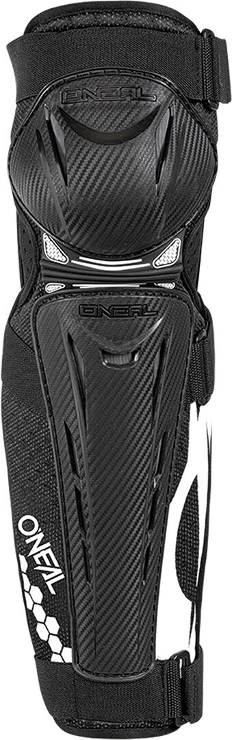 Oneal Trail Fr Carbon Look Knee Protectors  - Black White