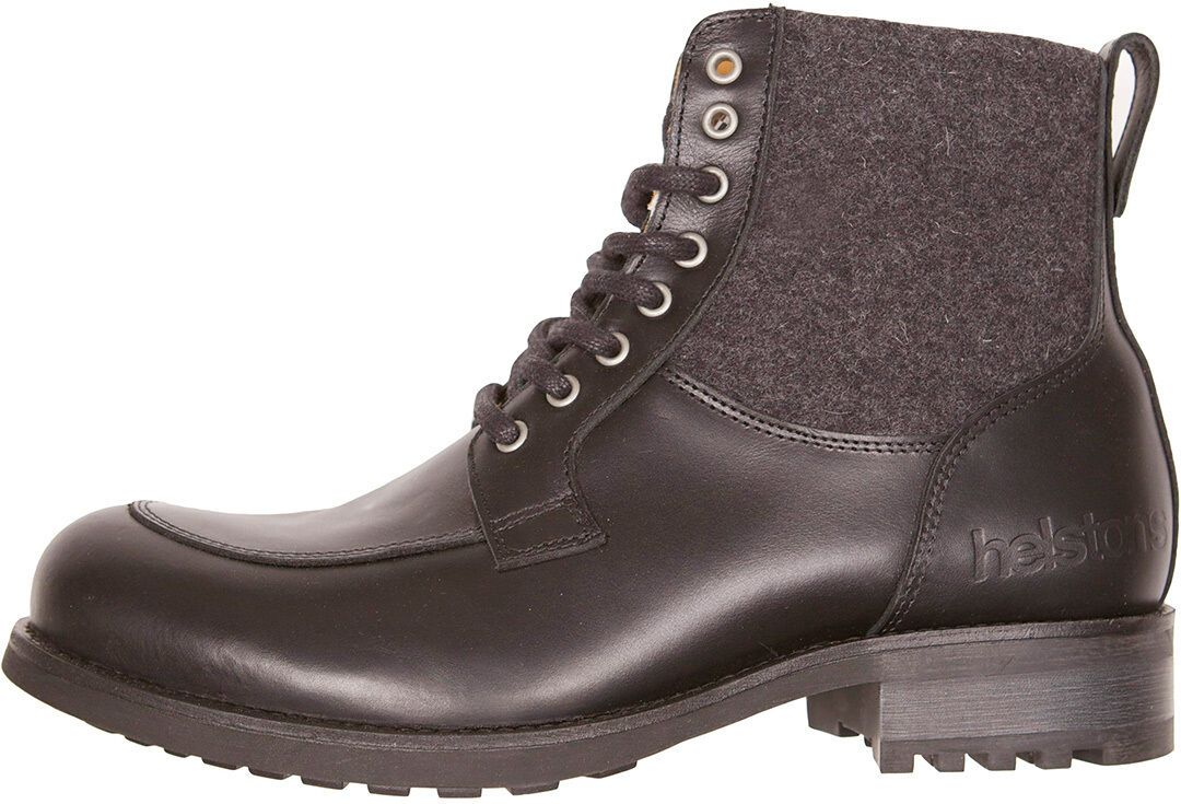 Helstons Oxford Motorcycle Boots  - Black Grey