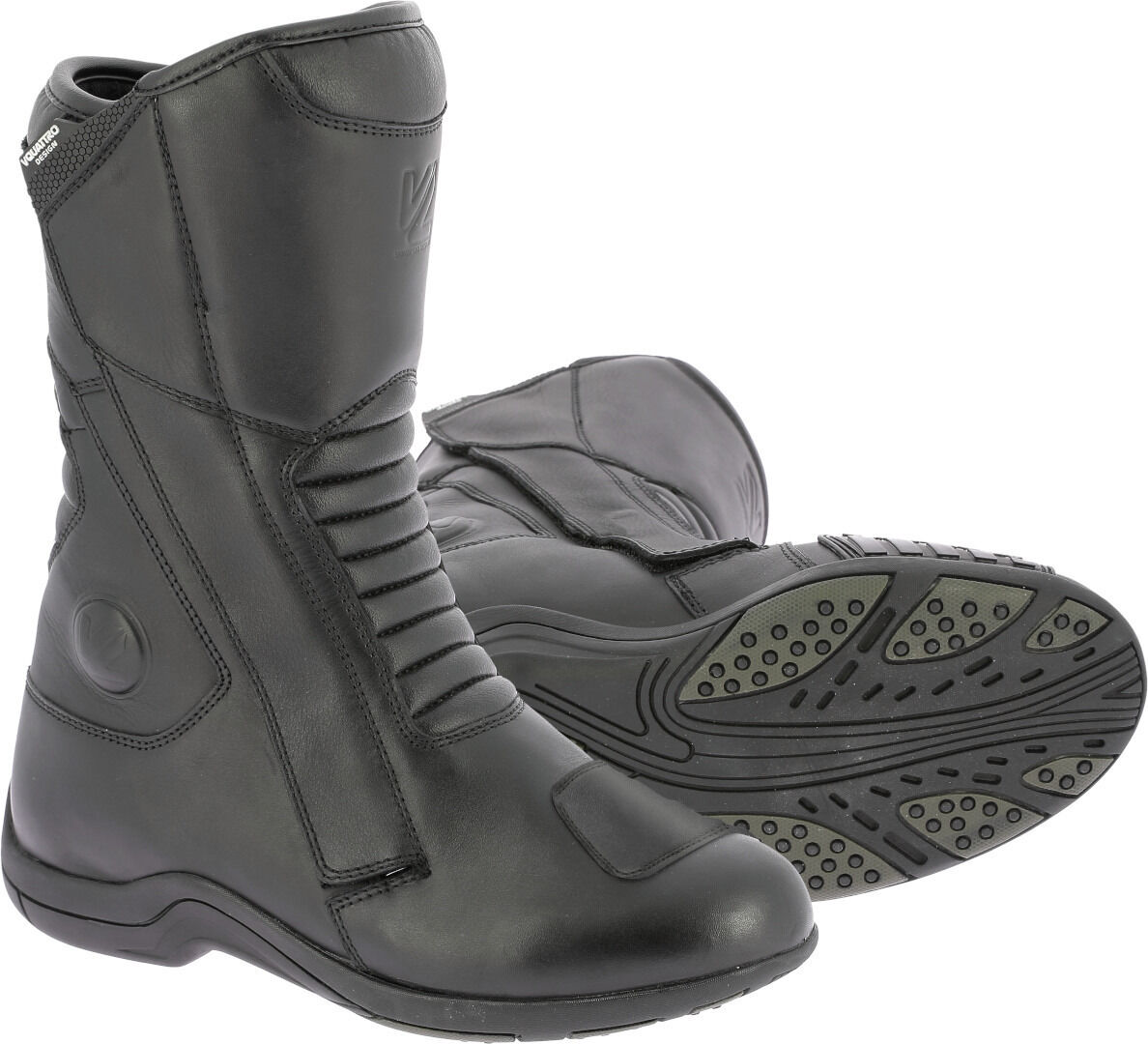 Vquattro Gt Road Motorcycle Boots  - Black