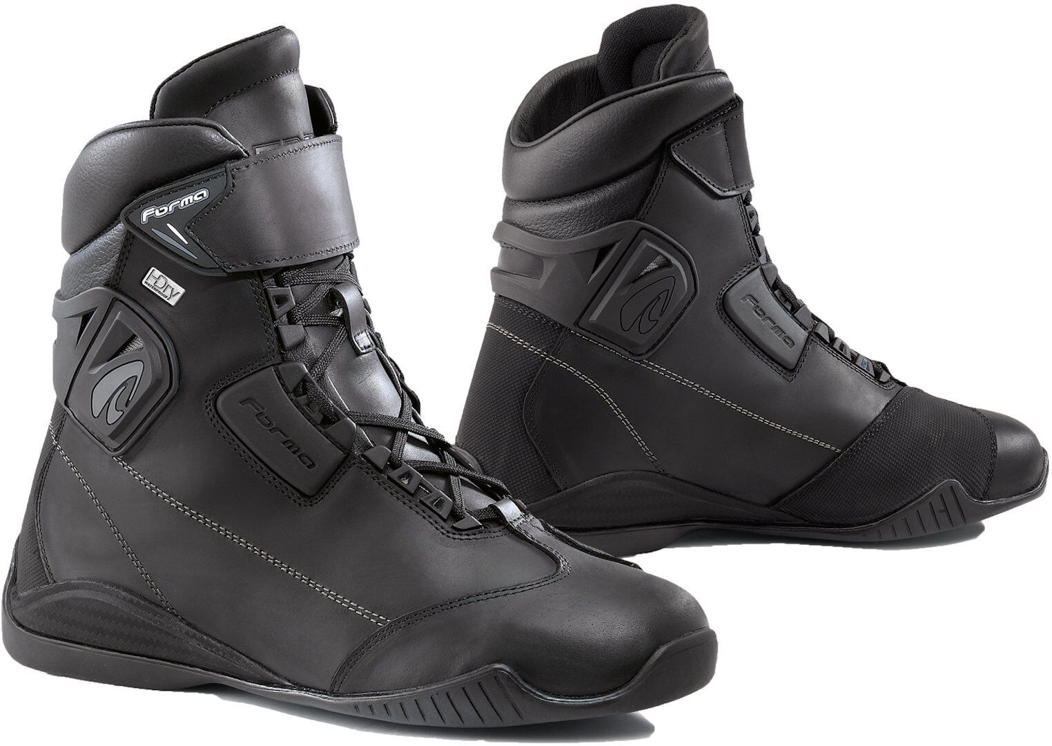 Forma Tribe Hdry Motorcycle Boots  - Black