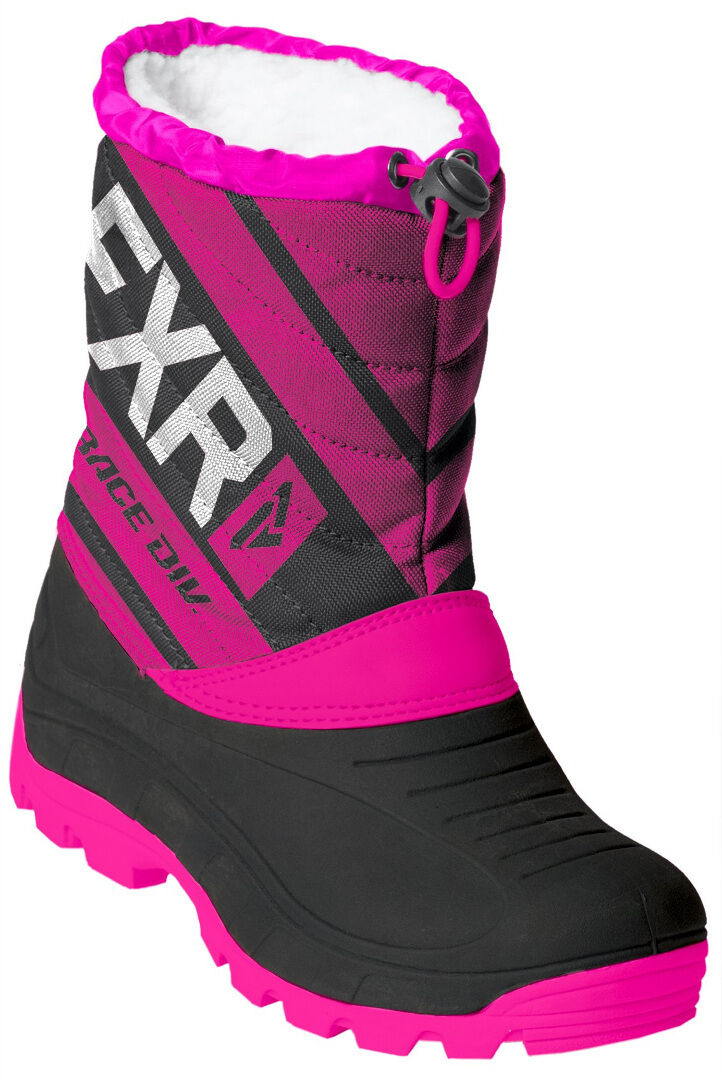 Fxr Octane Youth Winter Boots  - Black Pink