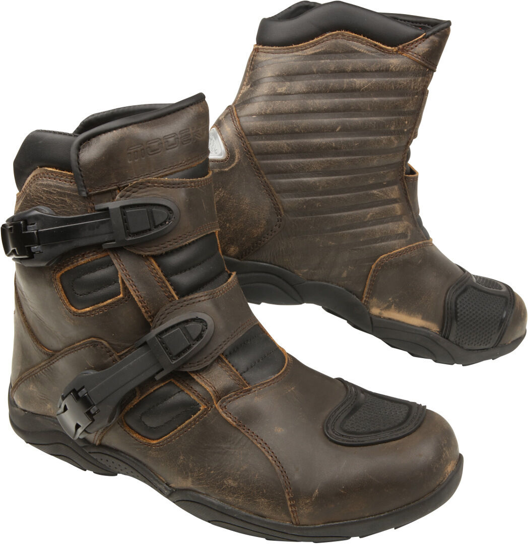Modeka Muddy Track Ii Evo Motorcycle Boots  - Brown