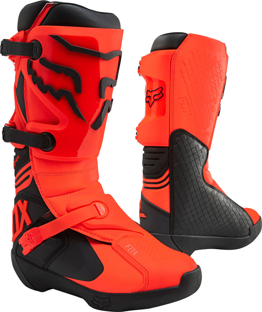 Fox Comp Motocross Boots  - Orange