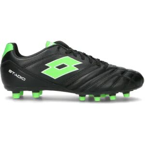 Lotto STADIO 300 III FG 50 Scarpa calcio uomo nera/verde in pelle NERO 43