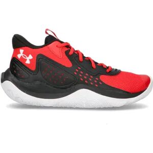 UNDER ARMOUR Scarpa basket uomo nera/rossa in pelle ROSSO 40