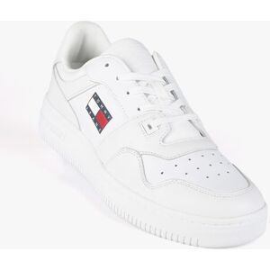 Tommy Hilfiger Retro Basket Sneakers in pelle uomo Sneakers Basse uomo Bianco taglia 43