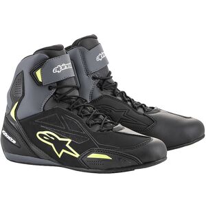 Scarpa Moto Sportiva Alpinestars FASTER 3 Drystar Nero Giall taglia 8