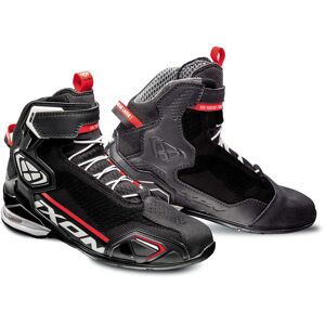 Scarpe Moto Certificate Ixon BULL KINT Nero Bianco Rosso taglia 47