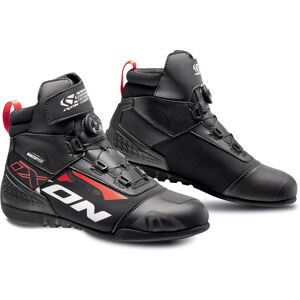 Scarpe Moto Sportive Ixon RANKER WP Nero Bianco Rosso taglia 44