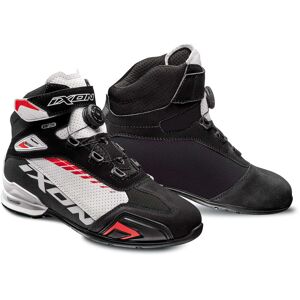 Scarpe Moto Traforate Certificate Ixon BULL VENTED Nero Bian taglia 47