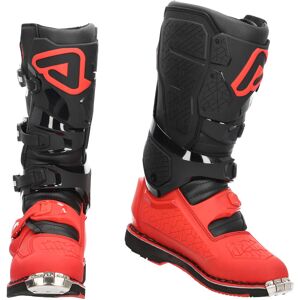 Stivale da Motocross Enduro ACERBIS X-ROCK MM TWO Nero Rosso taglia 43