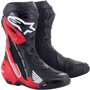 Stivali Moto Alpinestars HONDA SUPERTECH R Blu Rosso Nero taglia 42